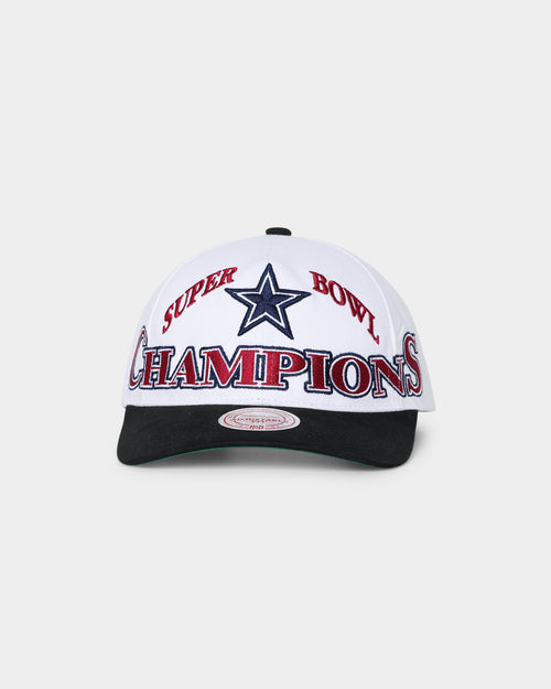 Mitchell & Ness Dallas Cowboys Super Bowl XXVII 'Dallas Cowboys Champs' Deadstock Snapback Vintage White
