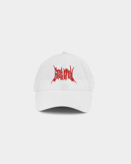 Goat Crew Metal Strapback White