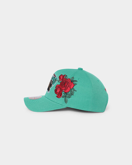Mitchell & Ness Vancouver Grizzlies 'Roses HWC' Pro Crown Snapback Teal