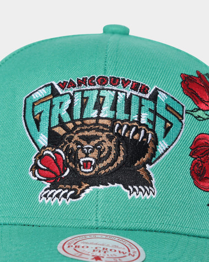 Mitchell & Ness Vancouver Grizzlies 'Roses HWC' Pro Crown Snapback Teal
