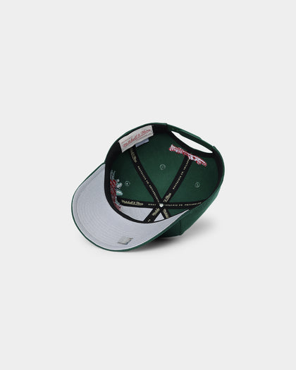 Mitchell & Ness Seattle Sonics 'Roses HWC' Pro Crown Snapback Green