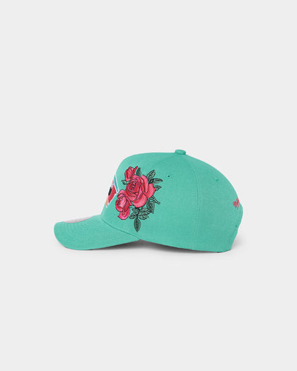 Mitchell & Ness San Antonio Spurs 'Roses HWC' Pro Crown Snapback Green