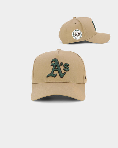 47 Brand Oakland Athletics 'Croc Hunter' MVP DT Snapback Khaki/Dark Green