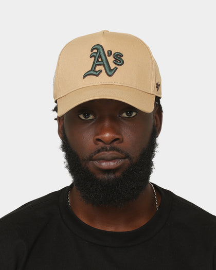 47 Brand Oakland Athletics 'Croc Hunter' MVP DT Snapback Khaki/Dark Green