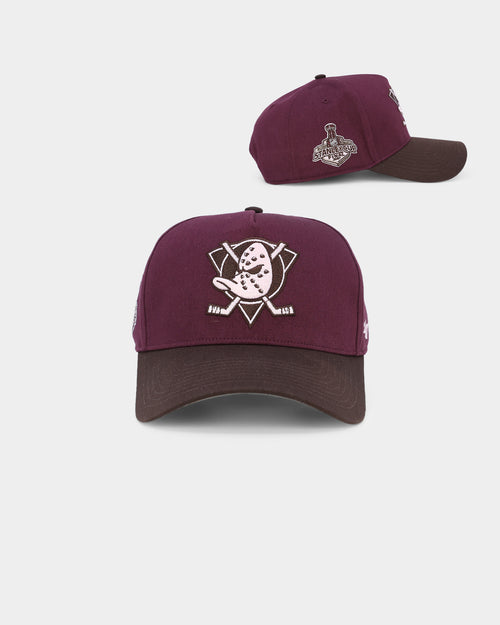47 Brand Anaheim Ducks 'Bacon Me Crazy' MVP DT Snapback Dark Maroon/Brown