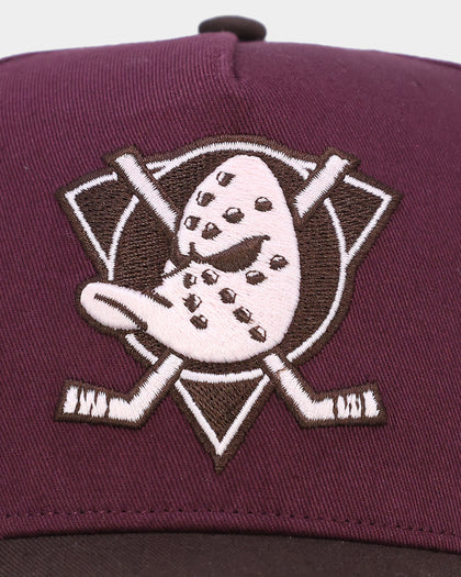 47 Brand Anaheim Ducks 'Bacon Me Crazy' MVP DT Snapback Dark Maroon/Brown