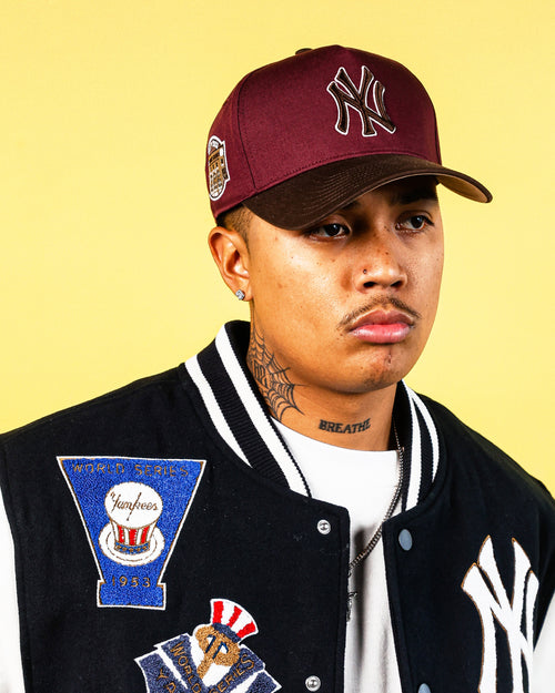 47 Brand New York Yankees 'Bacon Me Crazy' MVP DT Snapback Dark Maroon/Brown