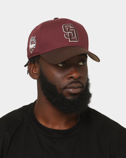 47 Brand San Diego Padres 'Bacon Me Crazy' MVP DT Snapback Dark Maroon/Brown
