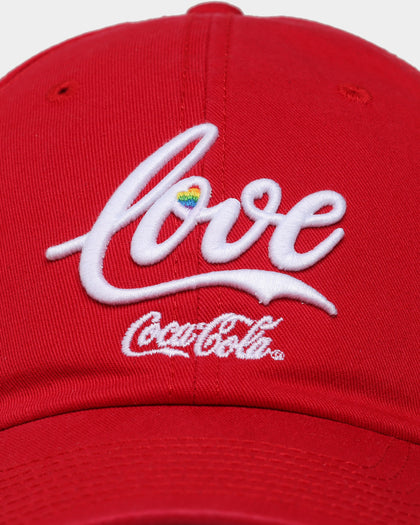 American Needle Coca-Cola Love Ballpark Strapback Red