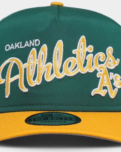New Era Oakland Athletics '2Tone Team Script' Golfer Snapback Original Team Colours