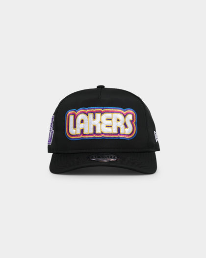 New Era Los Angeles Lakers 'Retro Black Prolight' Golfer Snapback Black