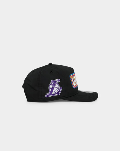 New Era Los Angeles Lakers 'Retro Black Prolight' Golfer Snapback Black