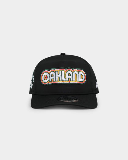 New Era Oakland Athletics 'Retro Black Prolight' Golfer Snapback Black