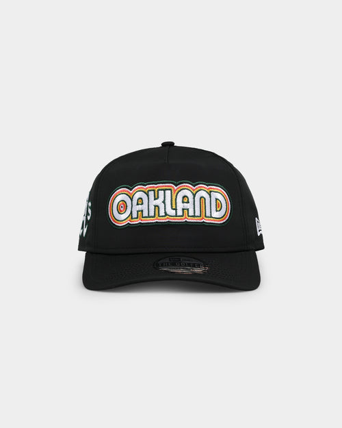 New Era Oakland Athletics 'Retro Black Prolight' Golfer Snapback Black