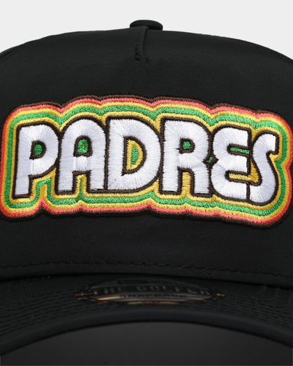 New Era San Diego Padres 'Retro Black Prolight' Golfer Snapback Black