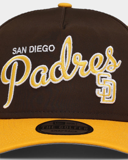 New Era San Diego Padres '2Tone Team Script' Golfer Snapback Original Team Colours