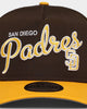 New Era San Diego Padres '2Tone Team Script' Golfer Snapback Original Team Colours