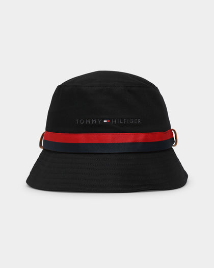 Tommy Hilfiger Established Tape Bucket Hat Black
