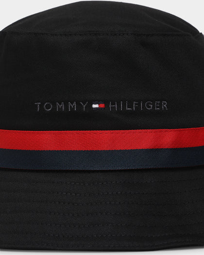 Tommy Hilfiger Established Tape Bucket Hat Black