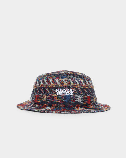 Supreme X Missoni Crusher Bucket Hat Navy