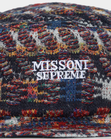 Supreme X Missoni Crusher Bucket Hat Navy