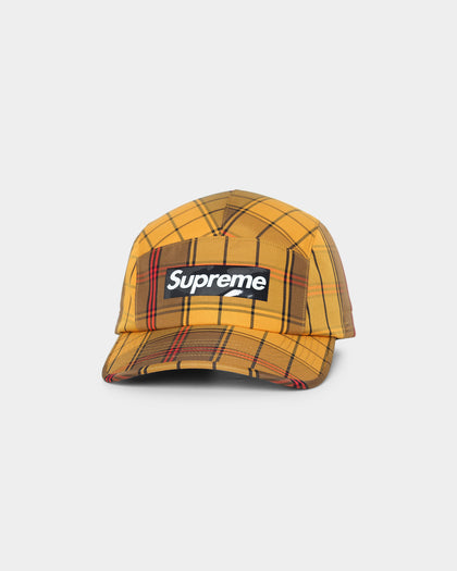 Supreme Gore-Tex Tech Camp Toggle Strapback  Gold Plaid