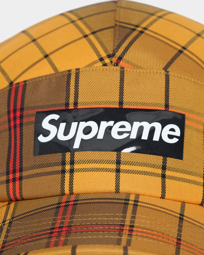 Supreme Gore-Tex Tech Camp Toggle Strapback  Gold Plaid