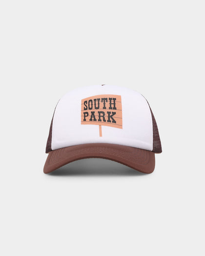 Goat Crew X South Park South Park Logo Trucker White/Brown
