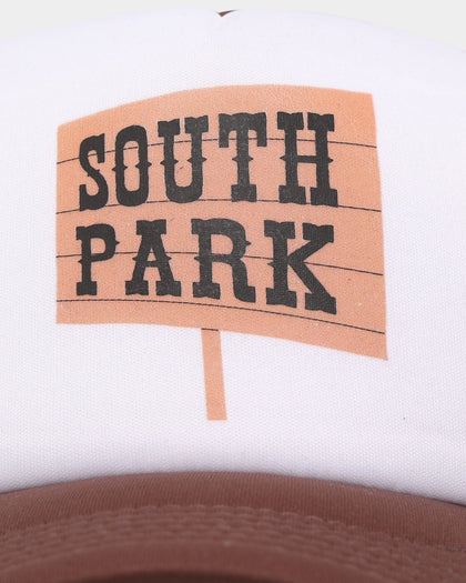Goat Crew X South Park South Park Logo Trucker White/Brown