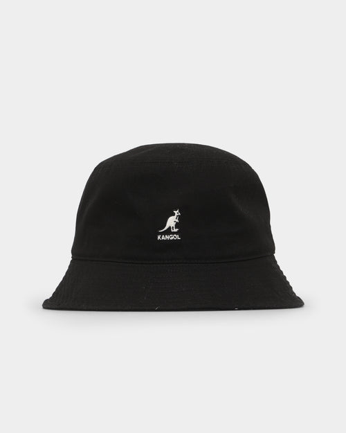 Kangol Washed Bucket Hat Black