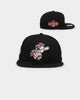 New Era Cincinnati Red 'Camo Undervisor' 59FIFTY Fitted Black
