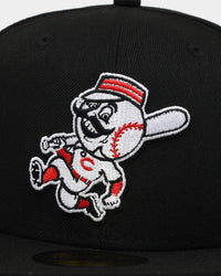 New Era Cincinnati Red 'Camo Undervisor' 59FIFTY Fitted Black