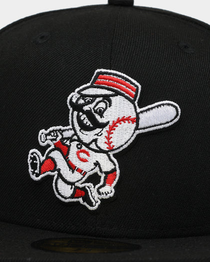 New Era Cincinnati Red 'Camo Undervisor' 59FIFTY Fitted Black