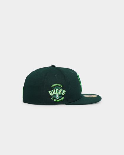 New Era Milwaukee Bucks 'Christmas Tree' 59FIFTY Fitted Green