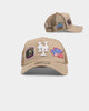 New Era New York Mets 'World Series Multi Logo' 9FORTY K-Frame Snapback Trucker Tumbleweed