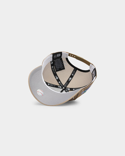 New Era New York Mets 'World Series Multi Logo' 9FORTY K-Frame Snapback Trucker Tumbleweed