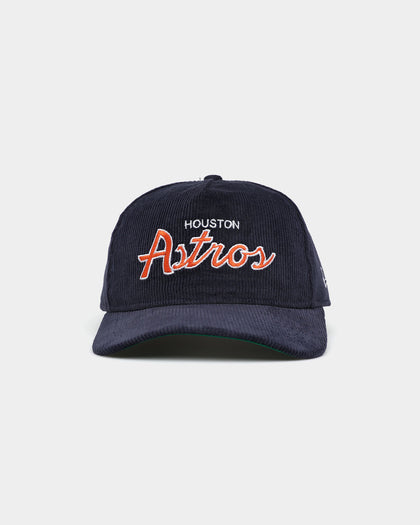 New Era Houston Astros 'OG Team Script' Corduroy Golfer Snapback Original Team Colours