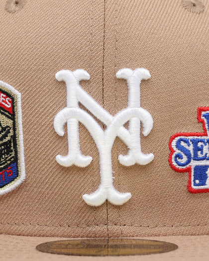 New Era New York Mets 'World Series Multi Logo' 59FIFTY Fitted Tumbleweed