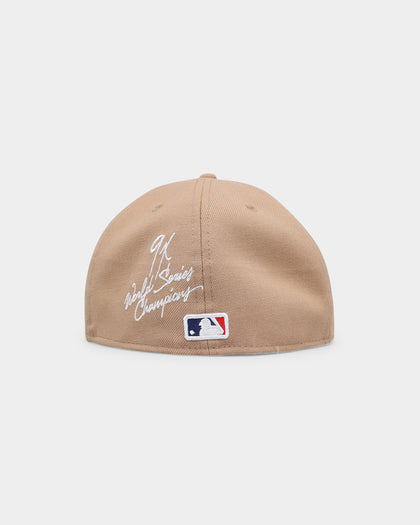 New Era Oakland Athletics 'World Series Multi Logo' 59FIFTY Fitted Tumbleweed