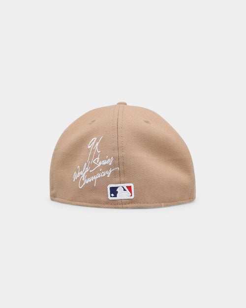 New Era Oakland Athletics 'World Series Multi Logo' 59FIFTY Fitted Tumbleweed