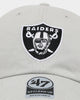 47 Brand Las Vegas Raiders 47 Clean Up Strapback Grey