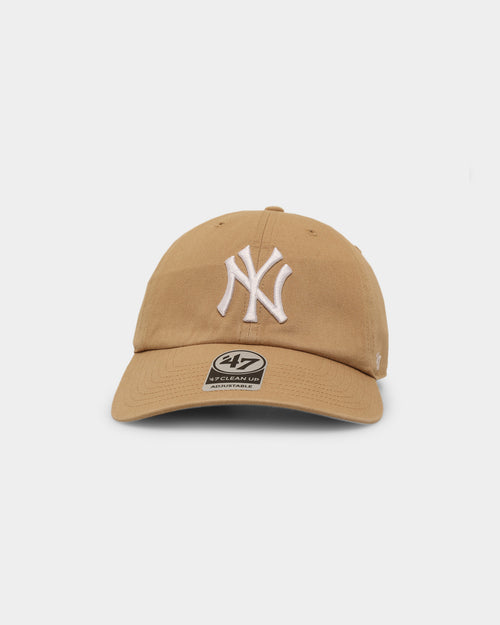 47 Brand New York Yankees 47 Clean Up Strapback Khaki