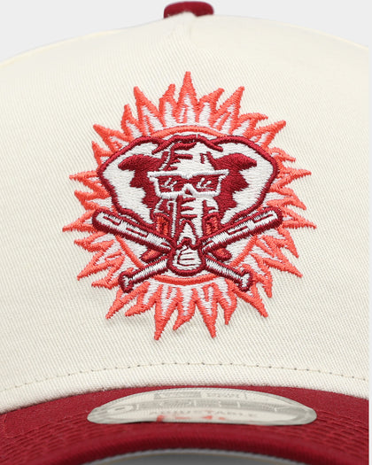 New Era Oakland Athletics 'Certified Lover 2.0' 9FORTY A-Frame Snapback Chrome White