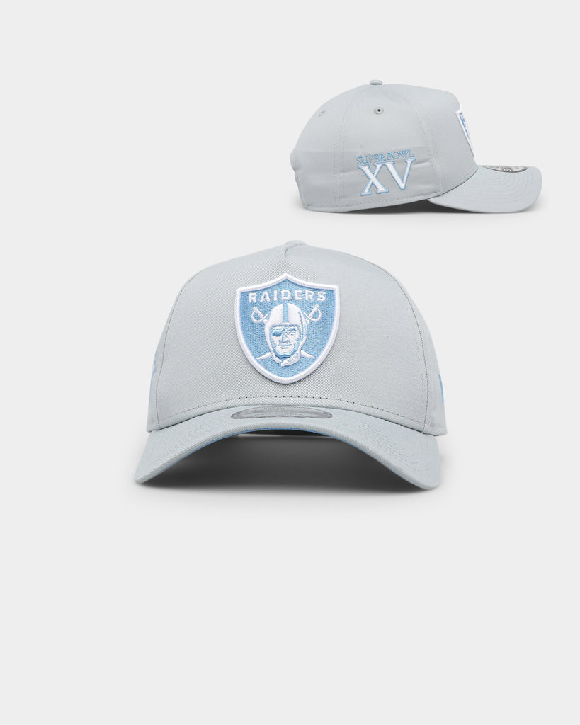 Casquette New Era 9Fifty Stretch - Oakland Raiders - Gris - Neuf Avec étiquettes - Taille Réglable