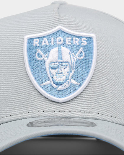 New Era Oakland Raiders 'Grey Skies' 9FORTY A-Frame Snapback Grey