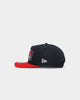 New Era Atlanta Braves 'Retro Block Script' Golfer Snapback Navy