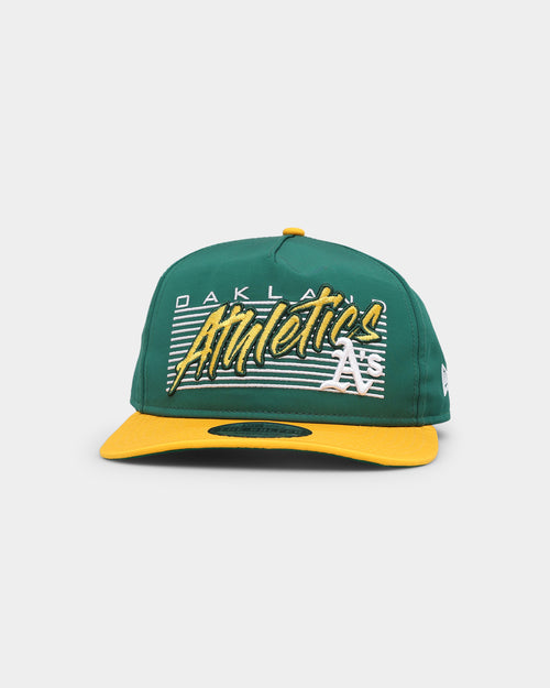 Nwe Era Oakland Athletics 'Retro Block Script' Golfer Snapback Green