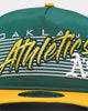 Nwe Era Oakland Athletics 'Retro Block Script' Golfer Snapback Green