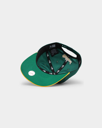 Nwe Era Oakland Athletics 'Retro Block Script' Golfer Snapback Green
