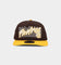 New Era San Diego Padres 'Retro Block Script' Golfer Snapback Dark Brown
